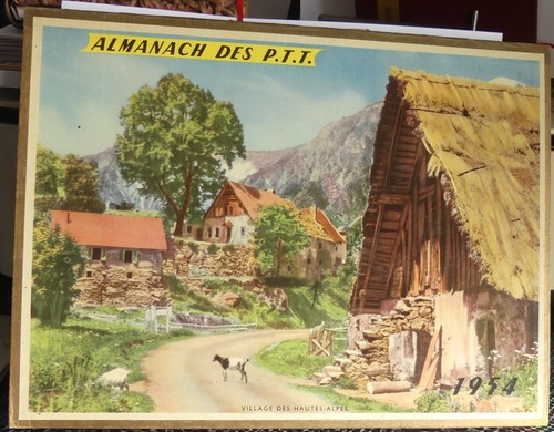 Calendrier des postes 1954