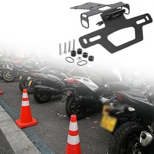 Support de plaque d'immatriculation de moto, facile à installer, cadre