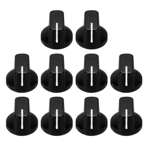 10pcs boutons noirs - 10pcs,