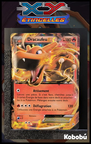 Carte pokémon dracaufeu - dracaufeu, ex