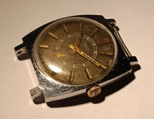 Pobeda Vintage USSR mechanical Men's Watch - Zim 2602 - Parts or Repair