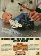 Publicité ancienne Meccano la