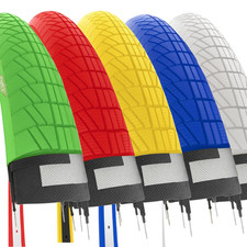 Pneu Coloré 20X1.75 (47-406) Pour Vélo Graziella City BMX Enfant