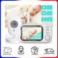 Babyphone Vidéo Caméra Bébé Sans Fil Chargeur Inclus HD 720p Alarme Température