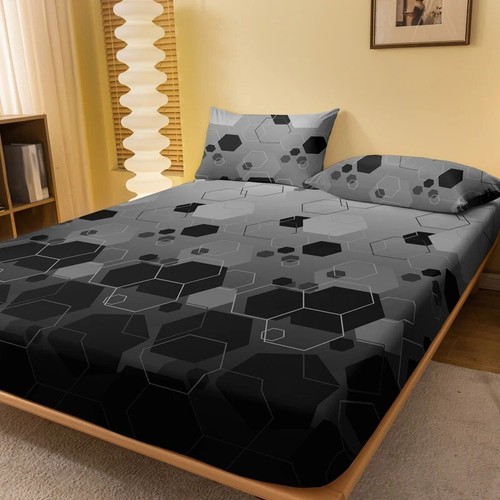 Drap housse mat imprimé - drap-housse,