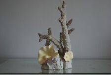 Aquarium Superbe Grande Rose Clair Corail Marine Orb Décoration 14 x 13 x 27 CM