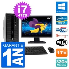 PC Tour HP 800 G1 Ecran 19"