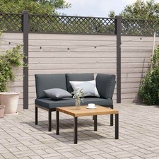Salon de jardin 2 pcs avec