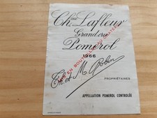 étiquette vin Chateau Lafleur