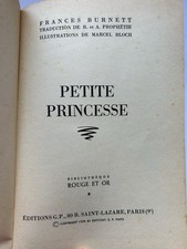 Petite Princesse Sarah - Frances Burnett - Ill. Marcel Bloch - Rouge et Or 1950
