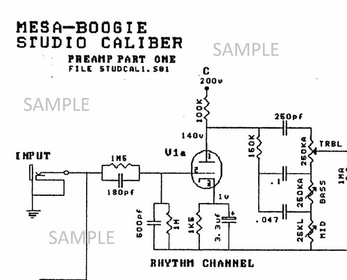 Mesa boogie studio caliber dc2 - studio,