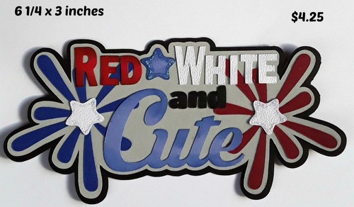Red white cute title - red, &