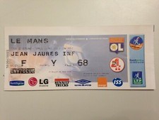 TICKET MATCH LYON - LE MANS 13
