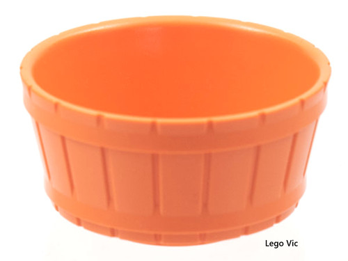 Lego 4424 barrel salmon - salmon, seau