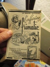 Ancienne Publicité de Magazine Ancien Réfrigérateur Frimatic Camion Berliet GLR