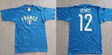 2002 T-Shirt Maillot officiel Nike Thierry Henry Equipe de France Coton