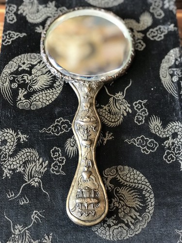 Antique chinese carved - antique, blue