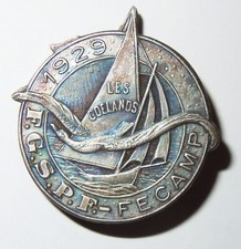 INSIGNE FGSPF - FECAMP 1929 - LES GOELANDS - FEDERATION GYMNASTIQUE ET SPORTIVE