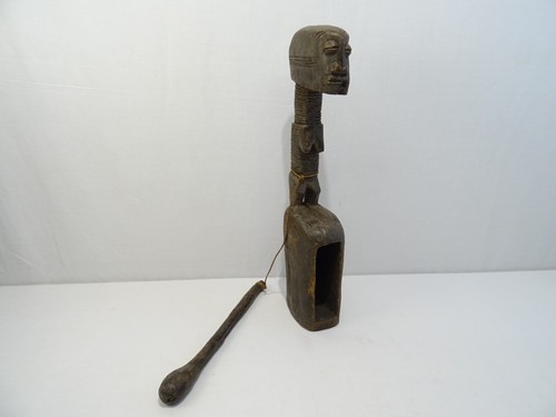 Ancien tambour fente bois - ancien,