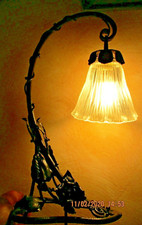 Lampe applique Art Deco fer