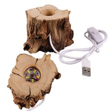 2 Pcs Socle Lumineux Led Pour Cristal Pieds De Lampes