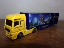 Semi remorque truck trailer Majorette MAN TGX XXL Europa Park Parc d'attraction
