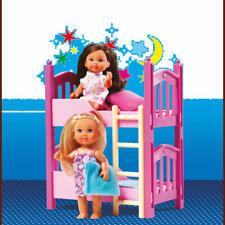 Simba Evi Love Lit superposé, Lit double Poupée Jouet 2 personnages 12cm