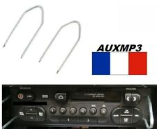 Clés clef extraction autoradio renault safrane de 1999 cassette ou cd 4 trous