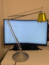 Lampe Philippe Starck Archimoon K pour Flos 1998 collerette jaune