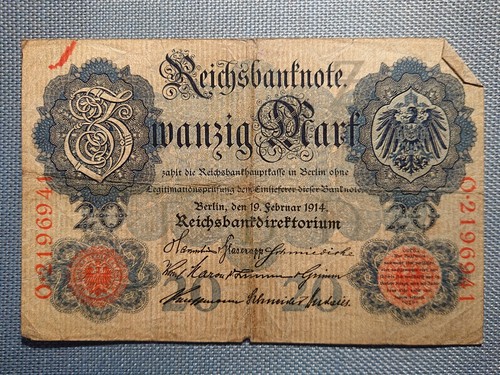 Vieux billet banque du - billet,