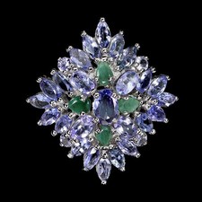 925 Bague en Argent Ovale