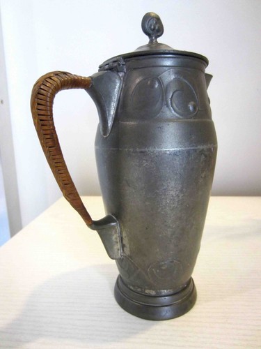 Cafetière étain art - étain,