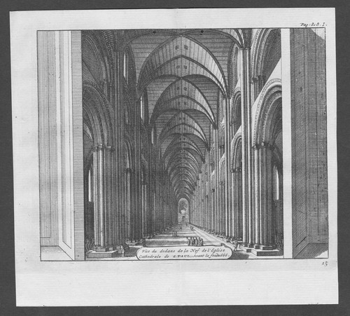 Gravure cathédrale de - cathédrale,
