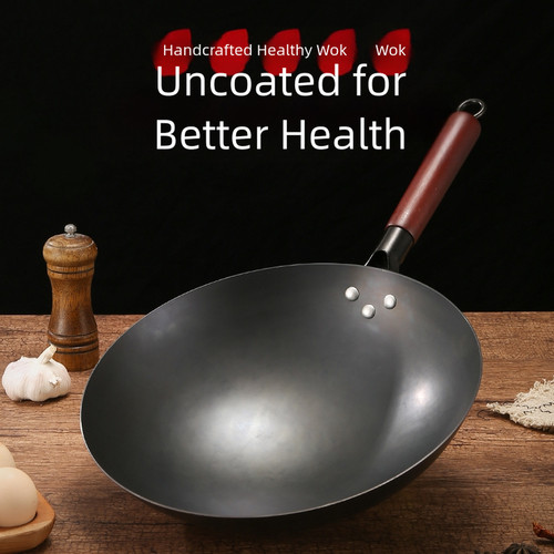 Poêle wok fonte non - poêle, en