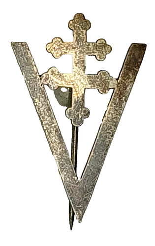 Insigne croix lorraine - de,