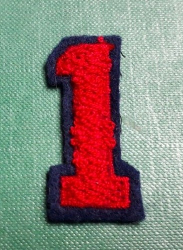 Ecusson patch brodé chiffre - ecusson,