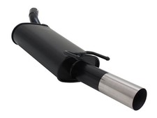 Novus Silencieux Sport 1x76mm Rl-Design pour Opel Tigre A 95 1.4 + 1.6 16V