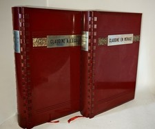 rare 2 livres "Claudine à l'école & en ménage Colette  -Reliure JOTAU [ART-DECO]