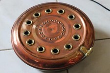 ancien element de bassinoire bouillotte en cuivre LECELLIER HAVARD VILLEDIEU