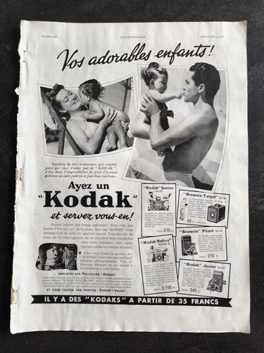 Affiche publicitaire presse - de,