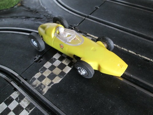Jouef slotcar brm jaune - slotcar,