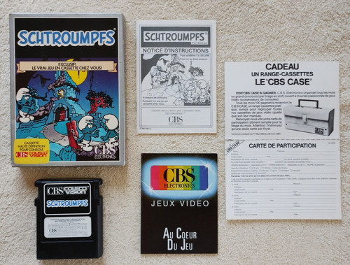 Cbs colecovision schtroumpfs - cbs,