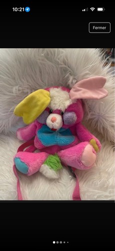 Sac dos peluche popples - sac,