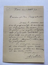 Lettre Autographe Signée -