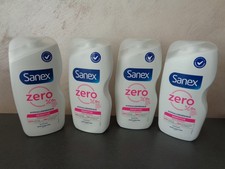 4 gels douche SANEX Zéro %