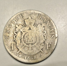 NAPOLEON III RARE 1 FRANCS