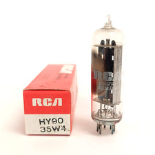 Tube 35W4/HY90 RCA NOS NIB neuf 1 pièce en boîte