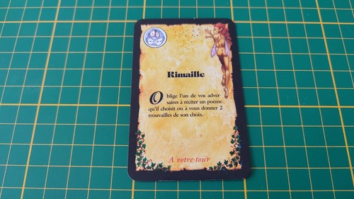 Carte sortilège rimaille - carte,