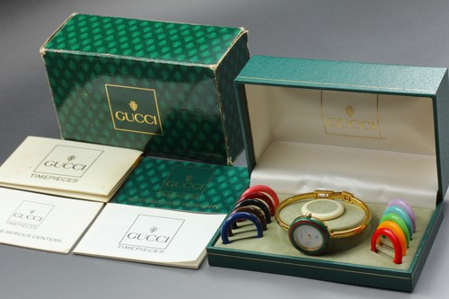 Montre vintage gucci change - vintage,
