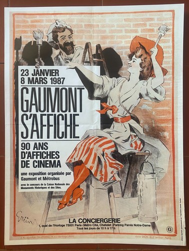 Affiche gaumont 90 - affiche, s'affiche